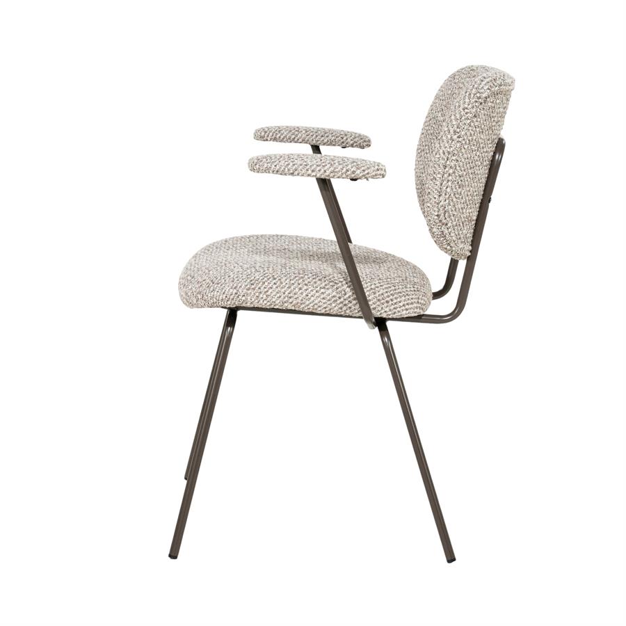 Silla de comedor Tibbe con reposabrazos Sava - Eleonora