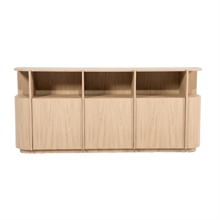 Sideboard Oslo 203 cm (Eiche & eikenfineer, Natur) - Eleonora