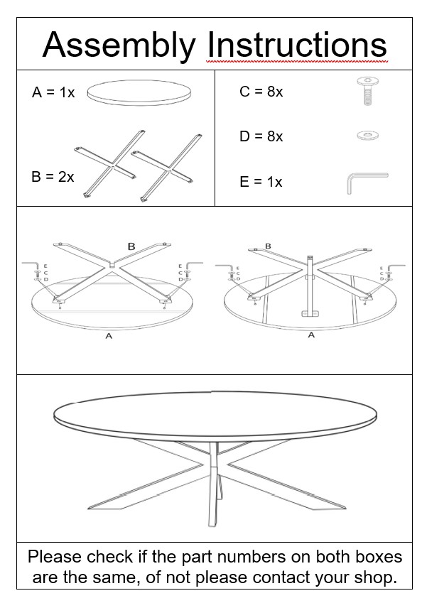 Esstisch Sturdy Oval 240 cm - Livingfurn