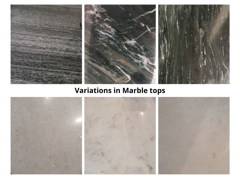 Salontafel Glennis Marble Black Gold 40 cm - Livingfurn