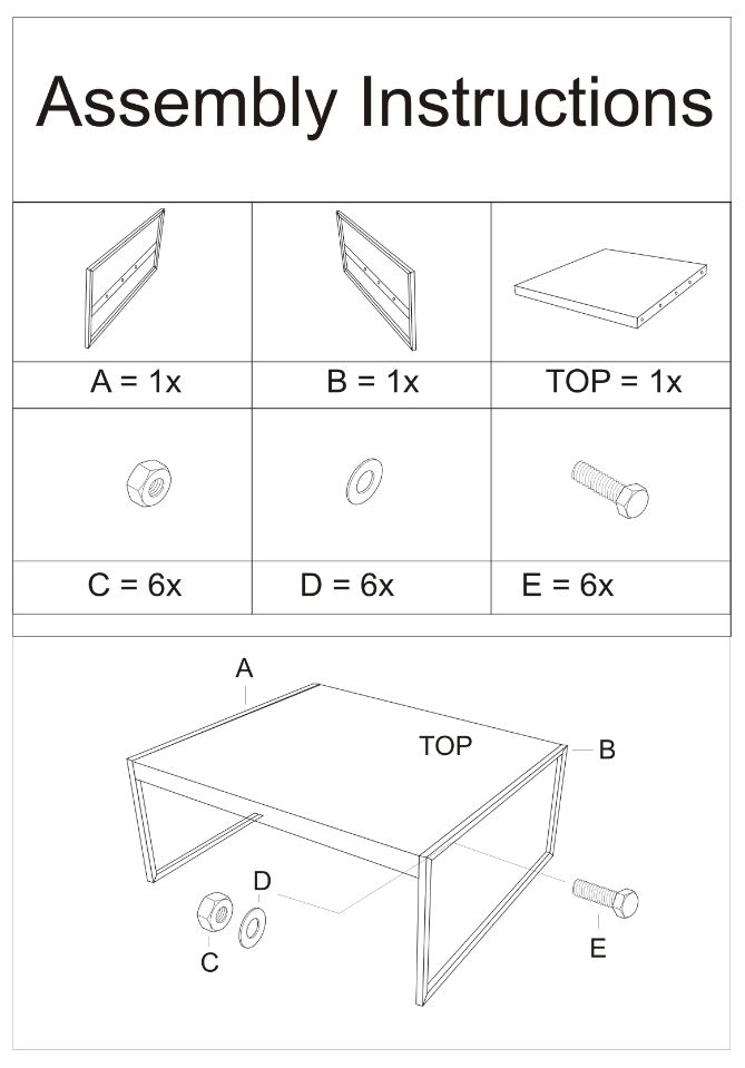 Salontafel Nairobi 60cm - Livingfurn
