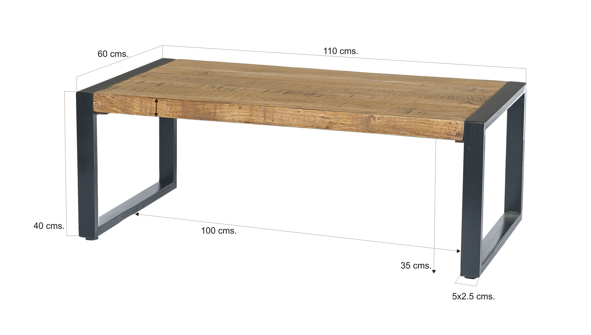 Salontafel Nairobi 110x60 cm - Livingfurn