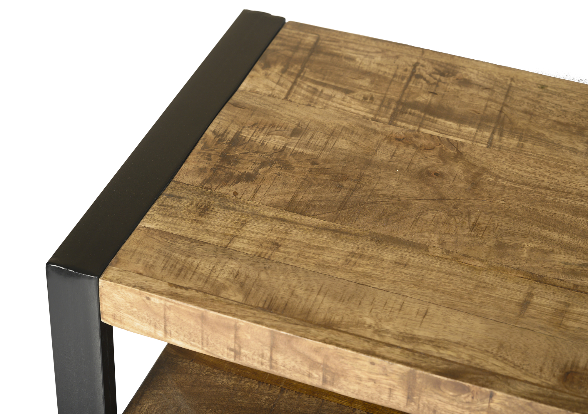 TV-Möbel Nairobi 150cm (Mangoholz, Schwarz) - Livingfurn