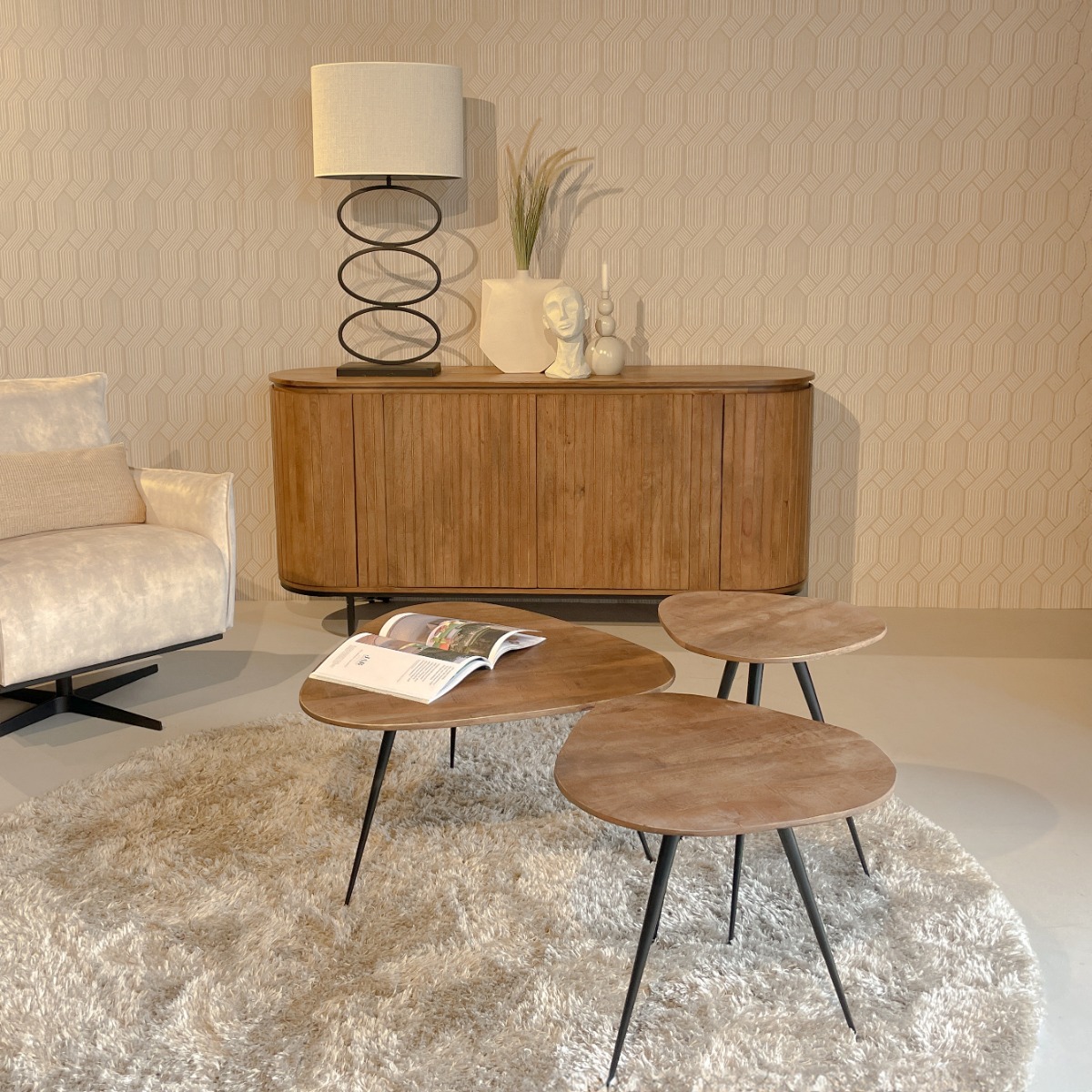 Salontafel Loua set van 3 - Brix