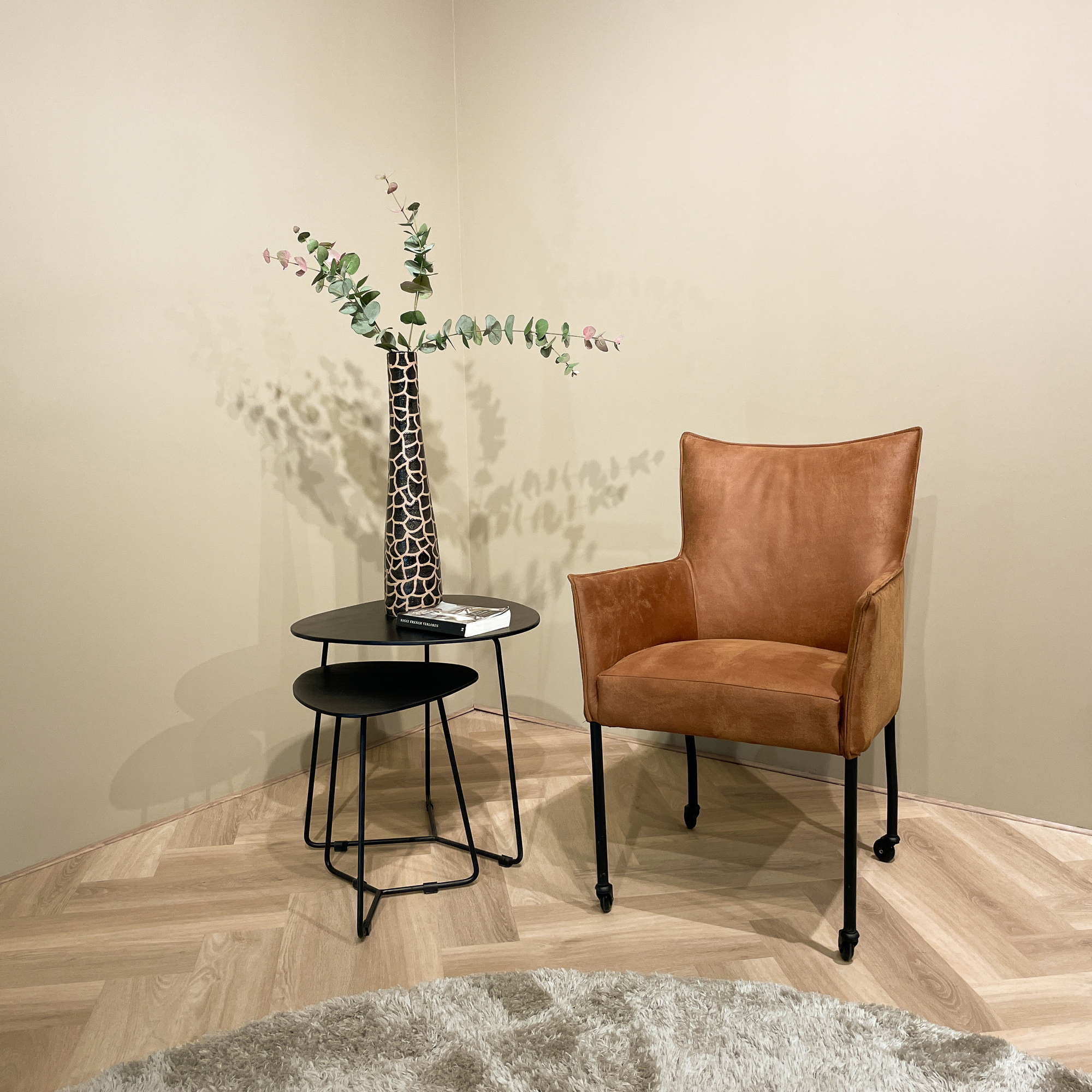 Salontafel Ivy black set van 2 - Brix