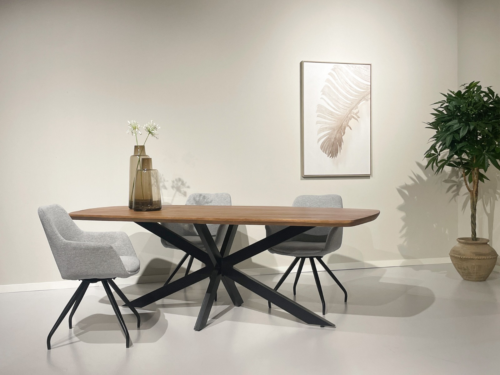 Eettafel Jesper Danish Oval 230cm - Livingfurn