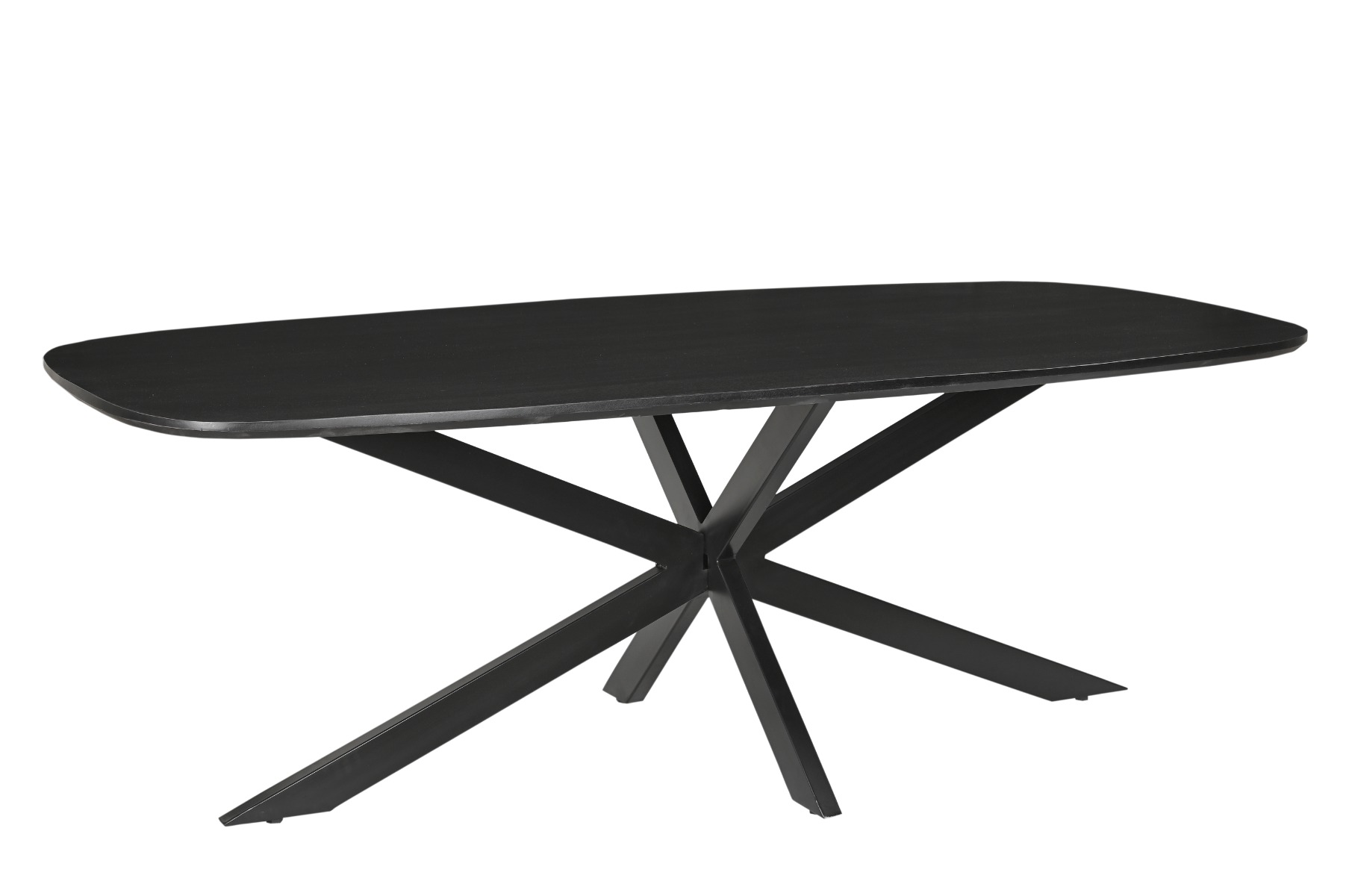 Eettafel Jesper Danish Oval Black 180cm - Livingfurn