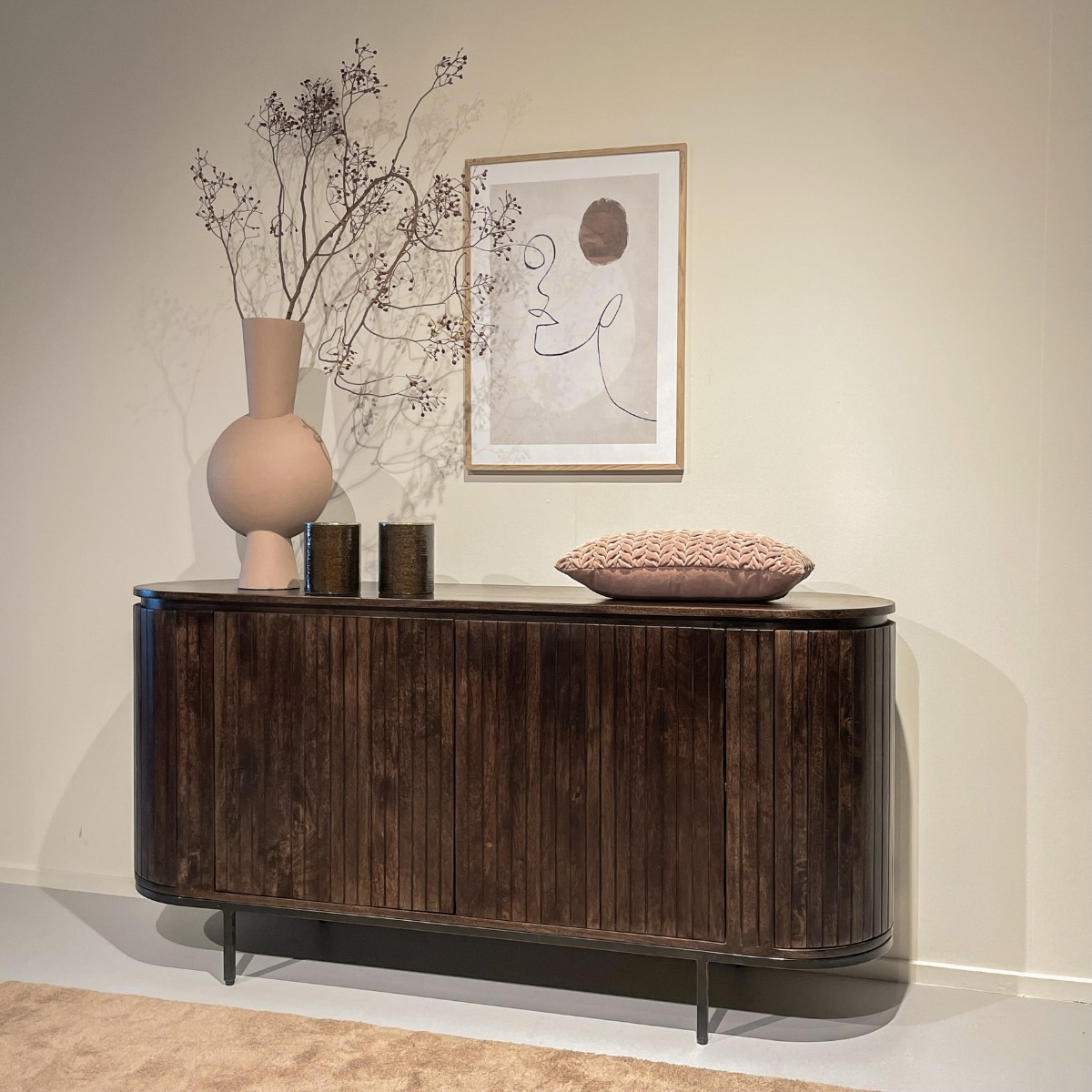 Sideboard Noor Walnut 170cm - Livingfurn
