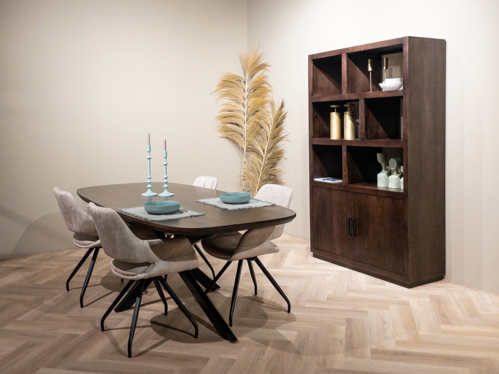 Eettafel Jesper Danish Oval Brown 230 cm - Livingfurn