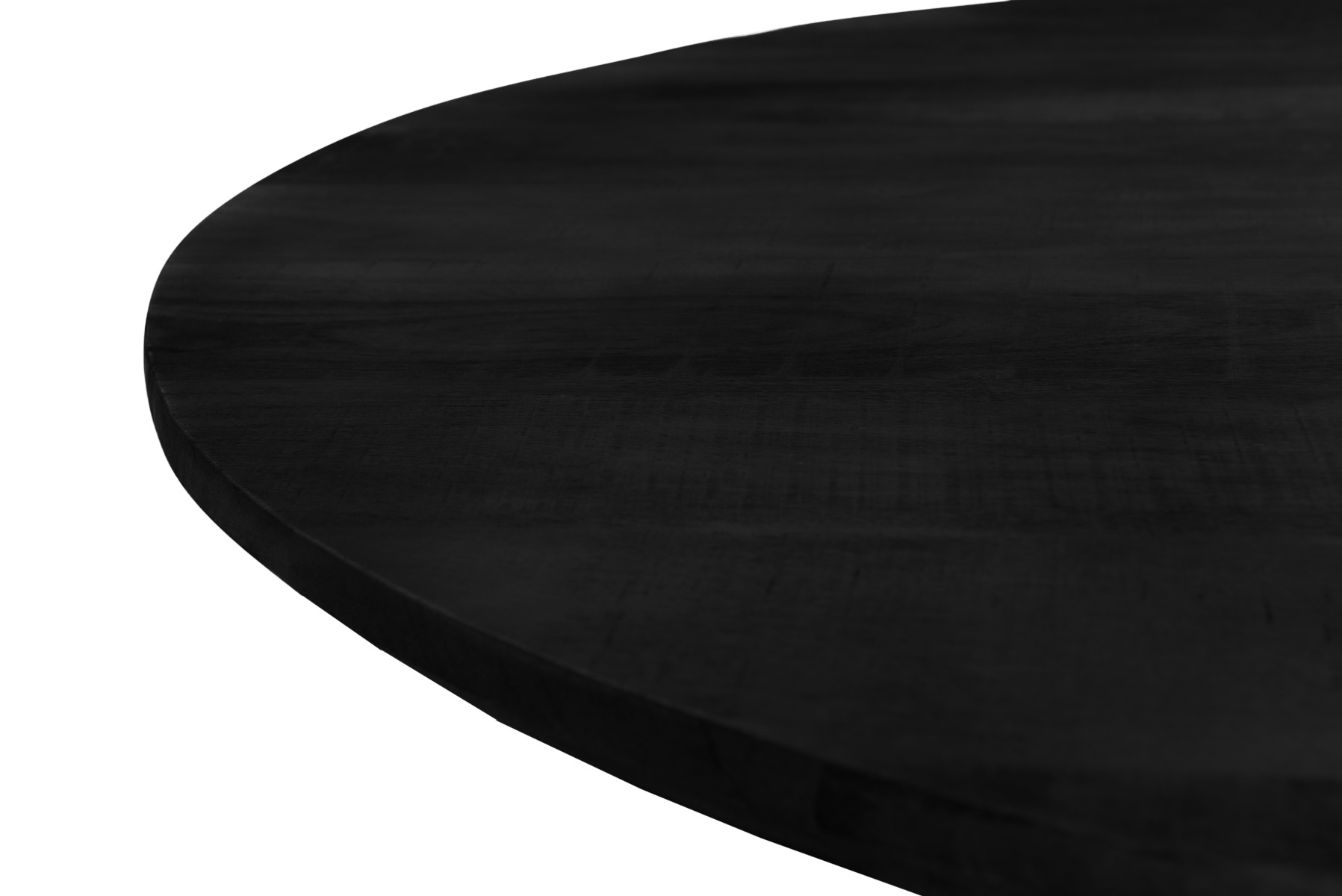 Eettafel Jesper Round Black 120cm - Livingfurn