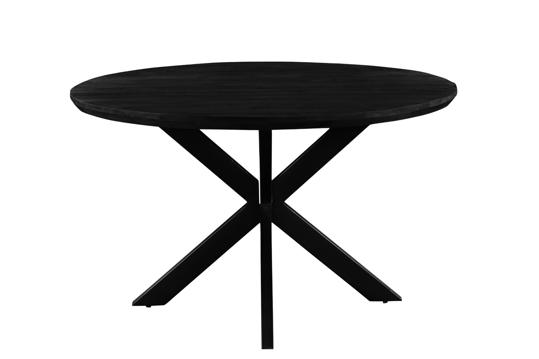 Esstisch Jesper Round Black 130cm - Livingfurn