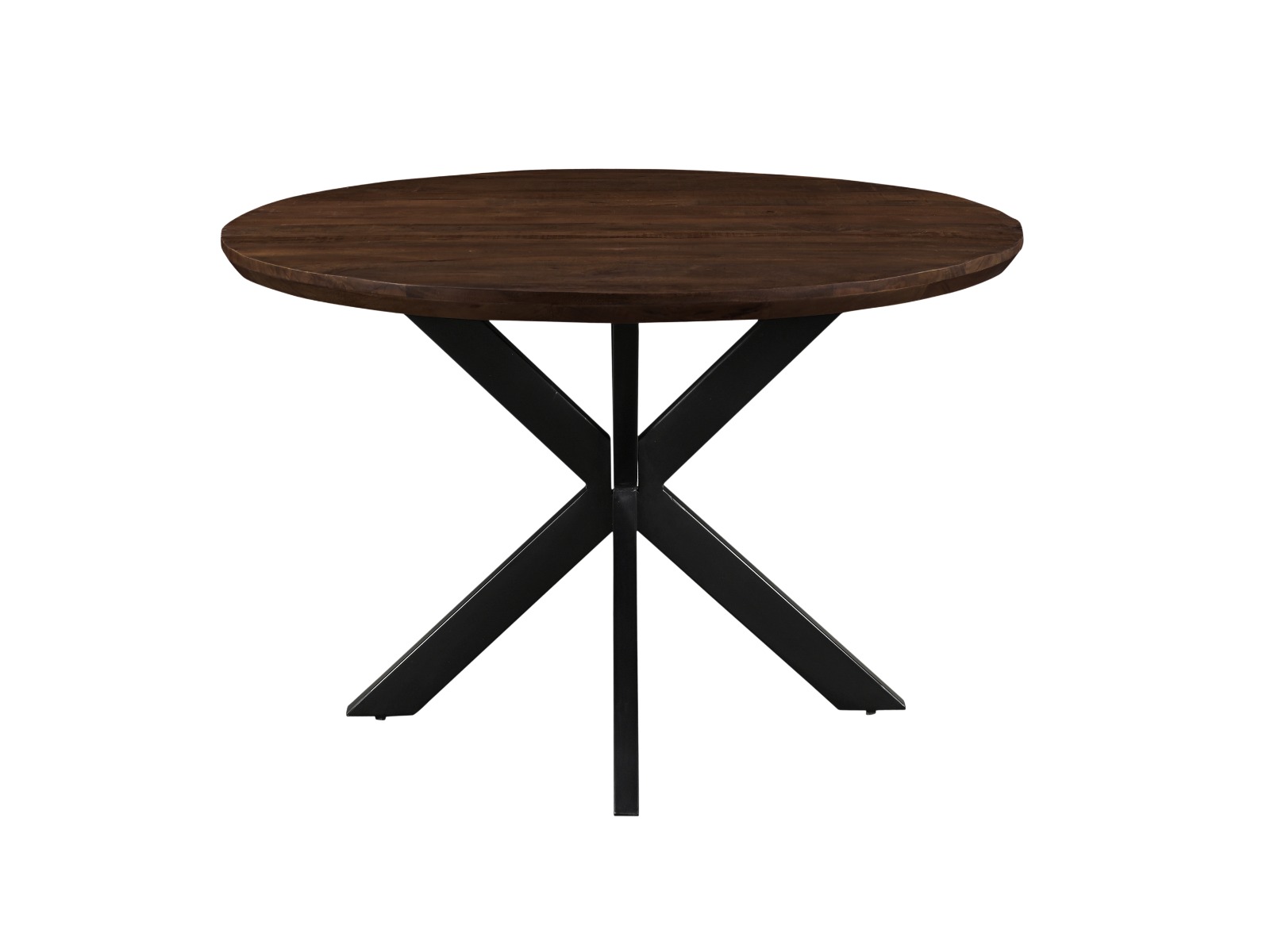 Eettafel Jesper Round Brown 120cm - Livingfurn