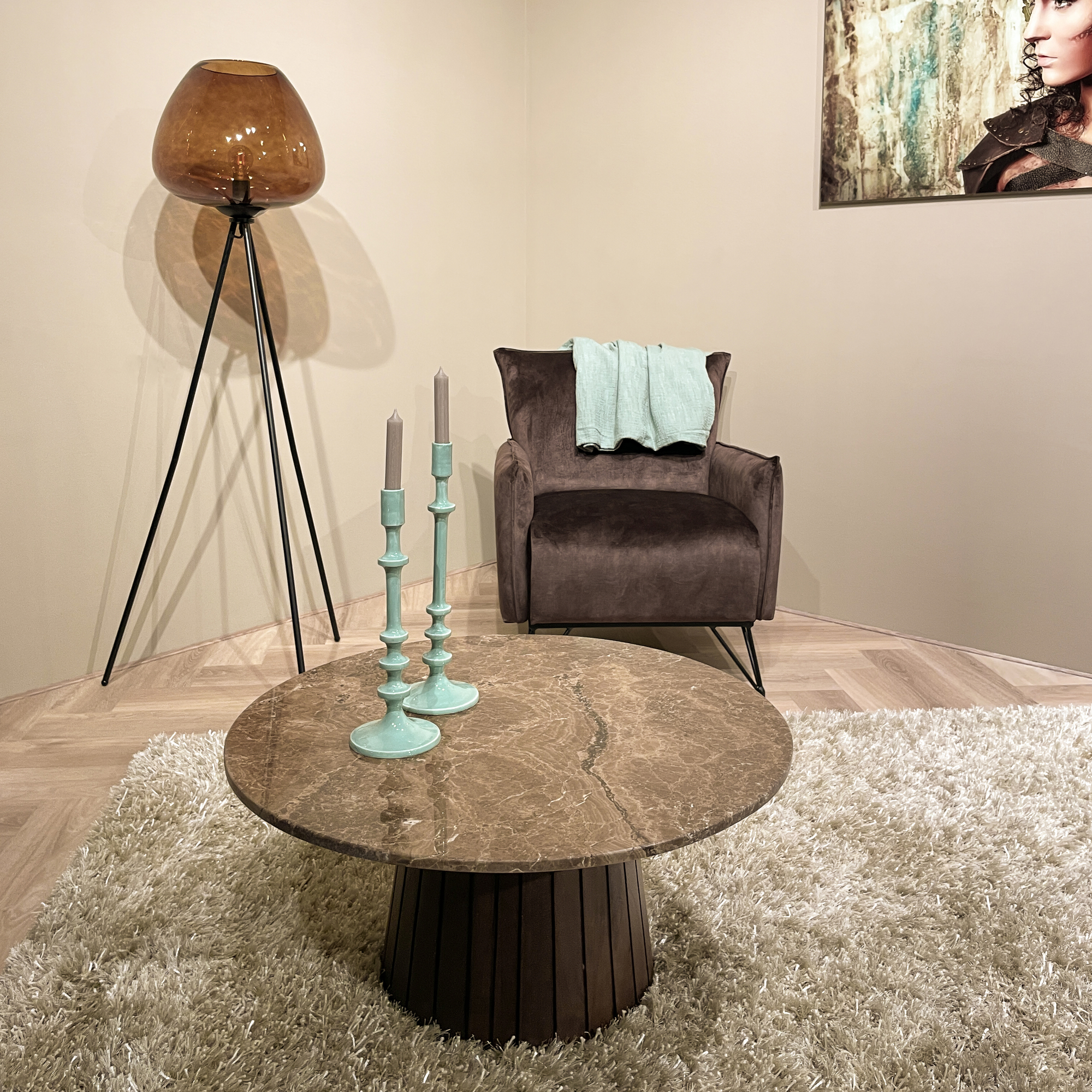 Salontafel Emperador 80cm - Brix