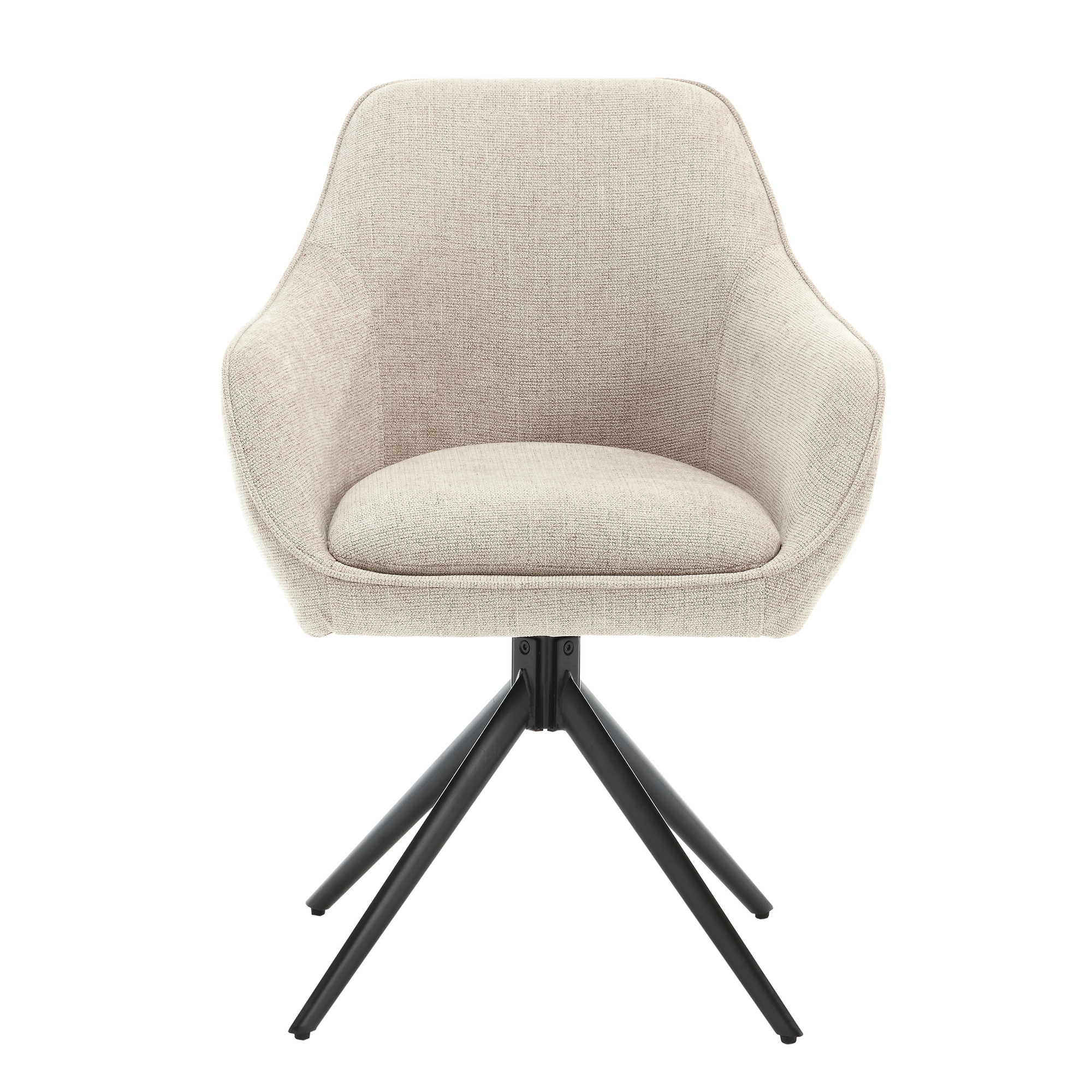 Esszimmerstuhl Thomas Toffee (Stoff, Beige) - Livingfurn