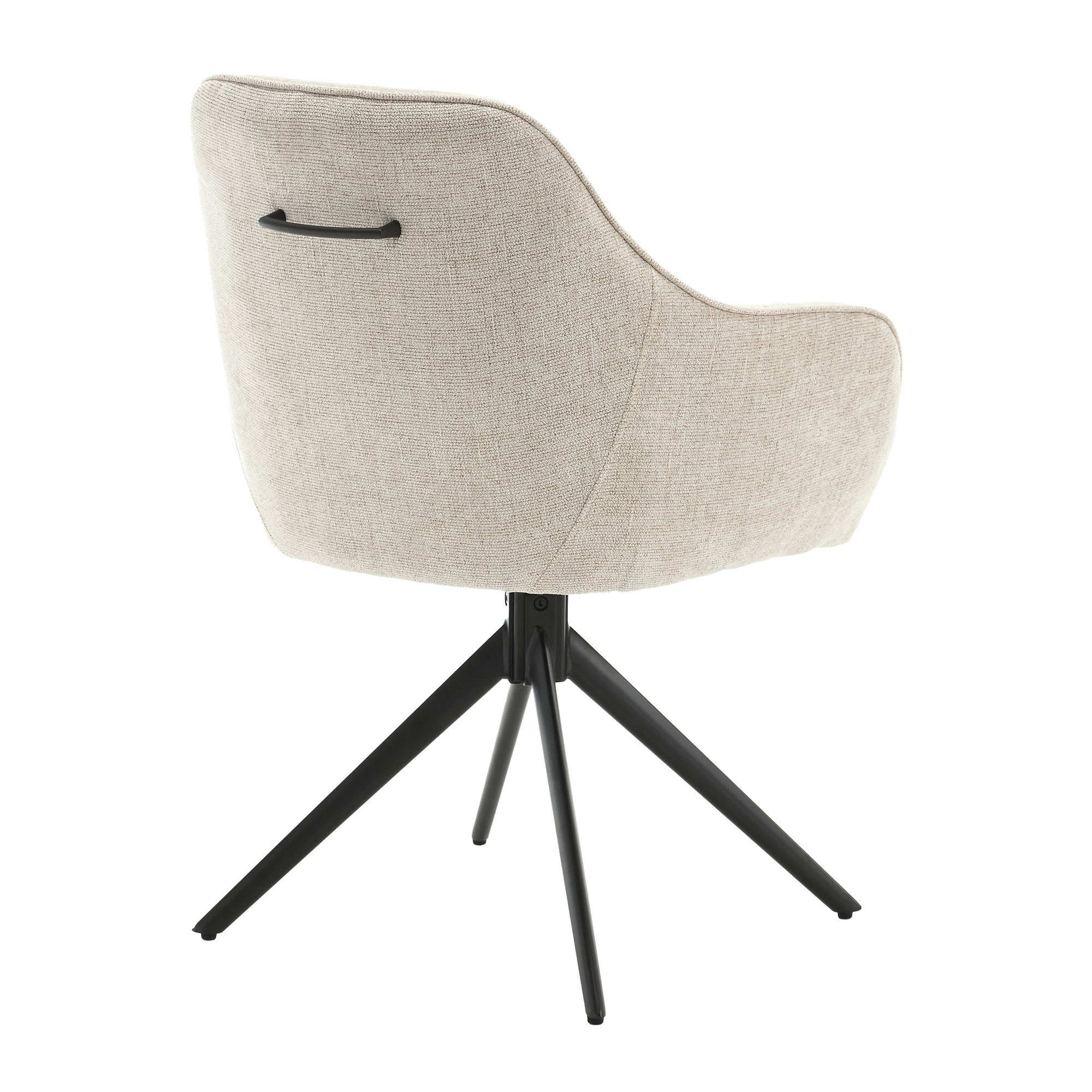 Esszimmerstuhl Thomas Toffee (Stoff, Beige) - Livingfurn