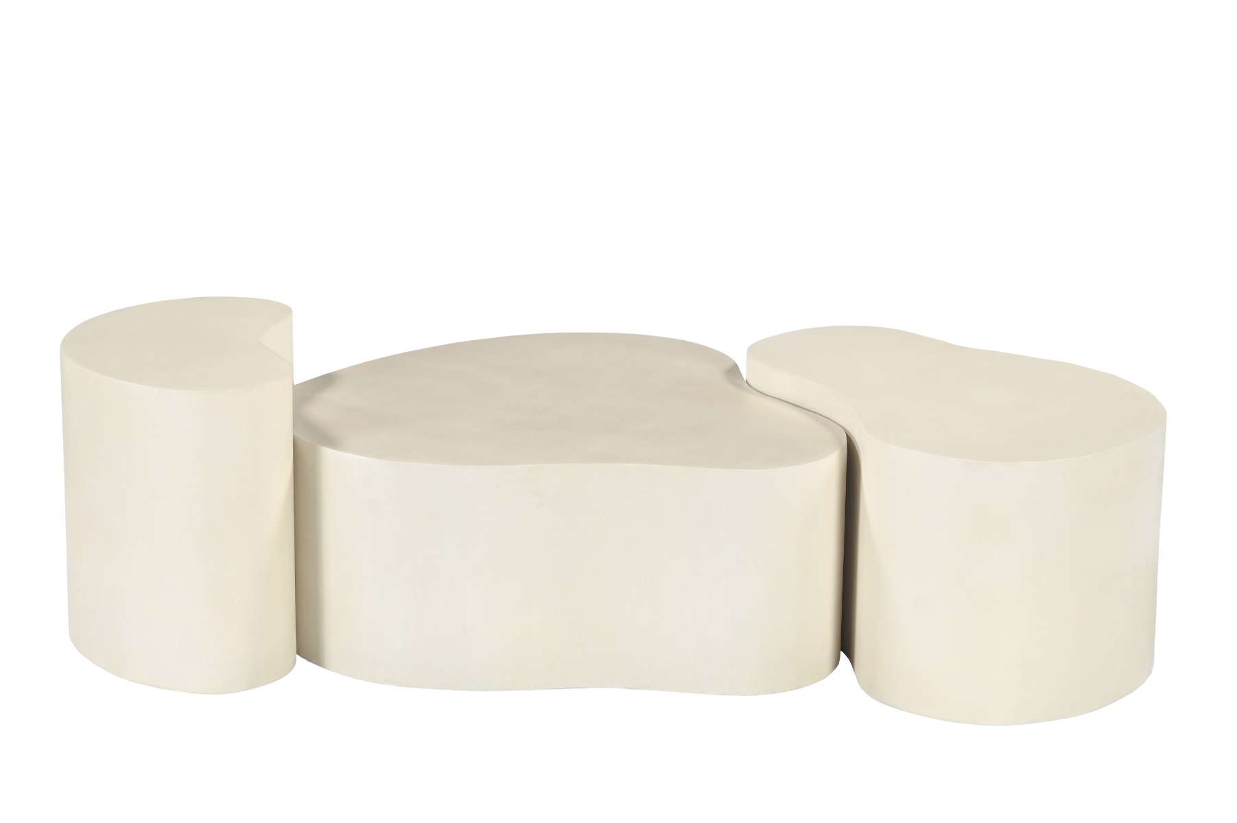 Coffee Table Organic Sandy 50cm - Brix