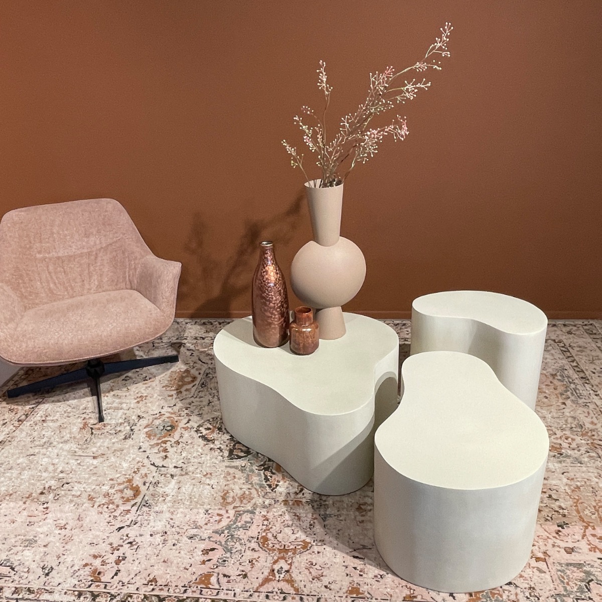 Coffee Table Organic Sandy 50cm - Brix