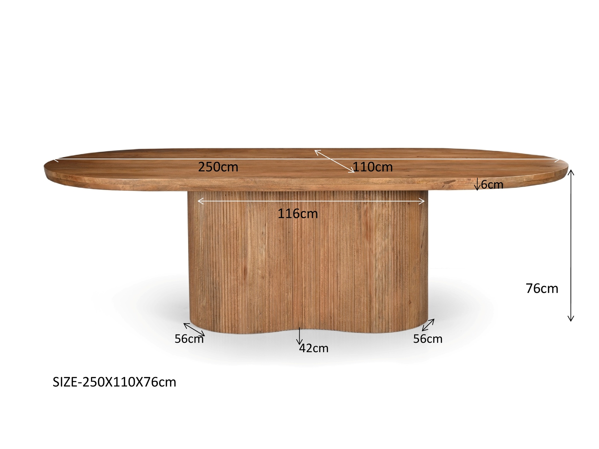 Eettafel Sevilla 250cm - Livingfurn