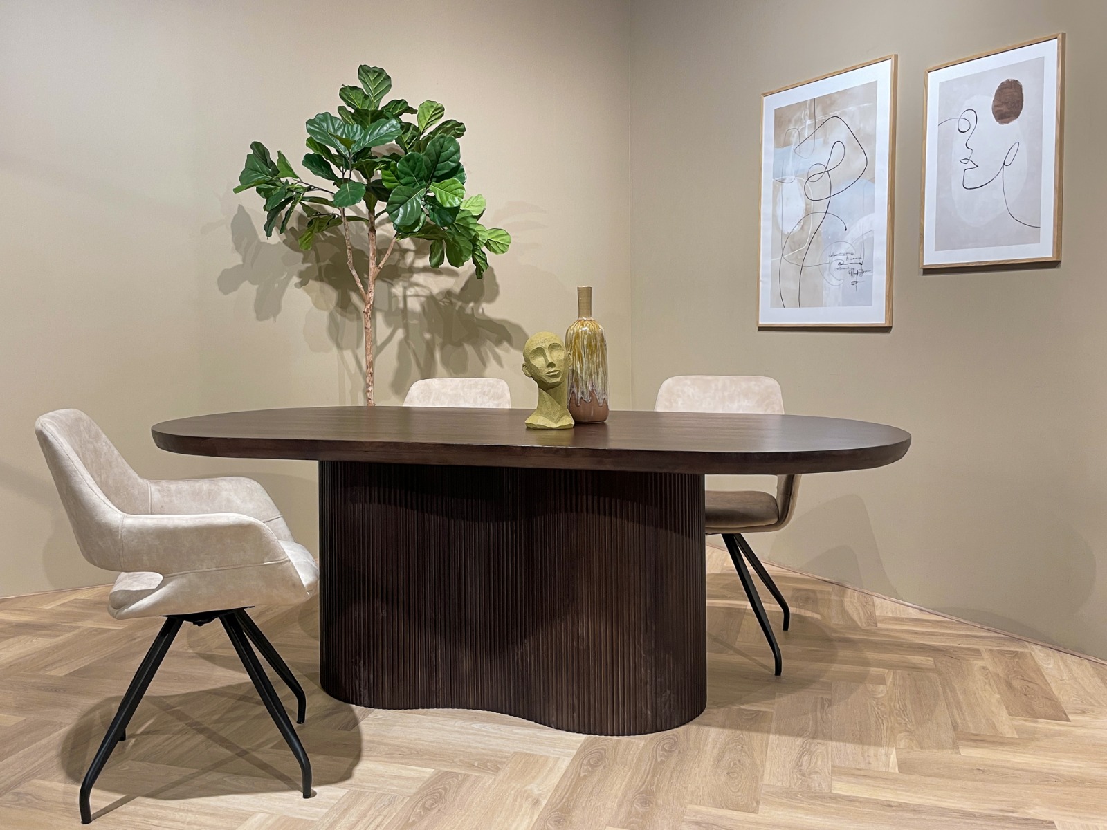 Eettafel Sevilla Brown 250cm - Livingfurn