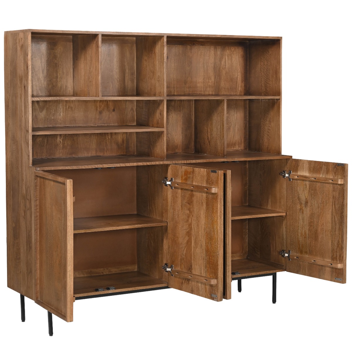 Schrank Elan 180cm (Mangoholz, Braun) - Livingfurn