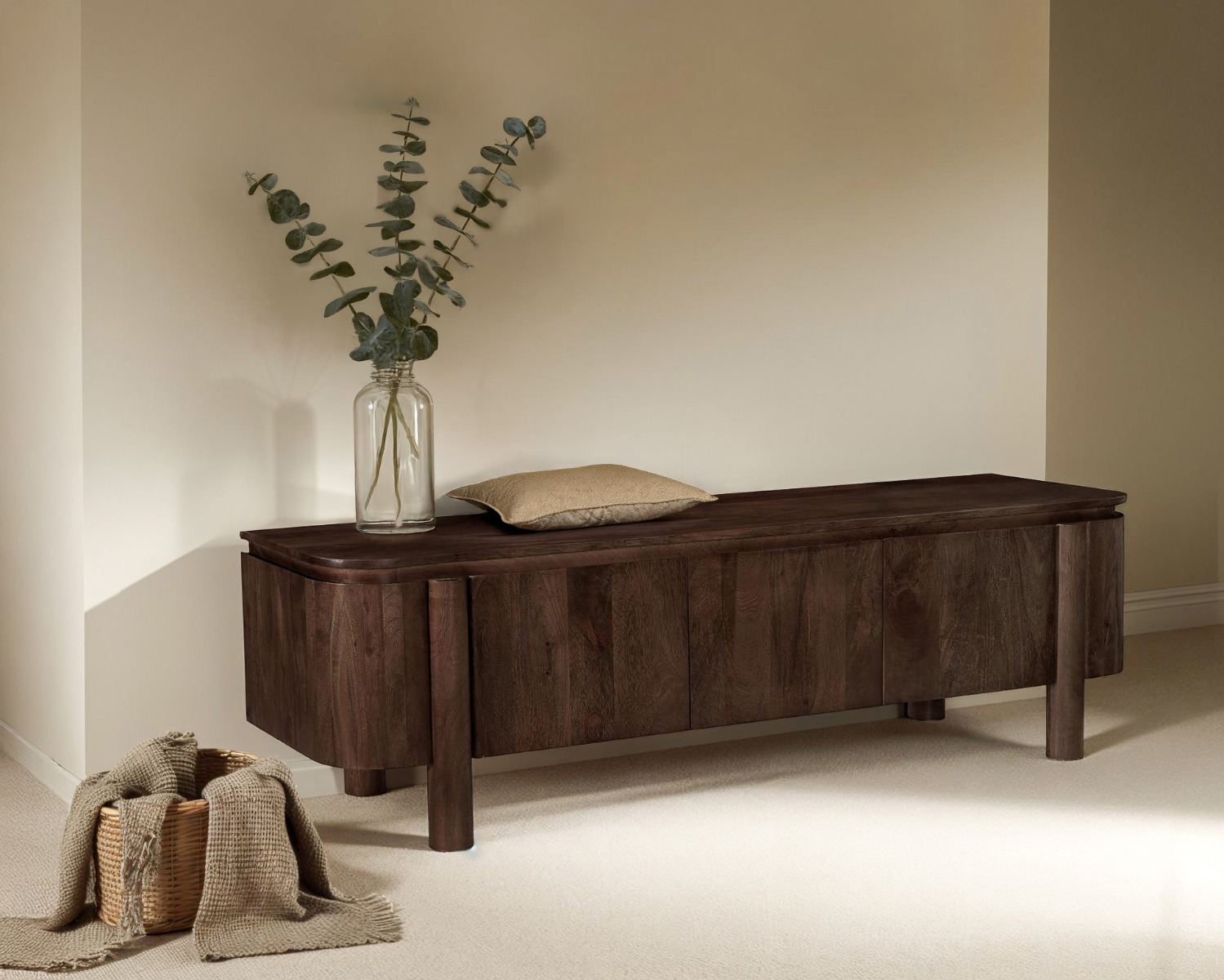 TV unit Salano Brown 170 cm - Livingfurn