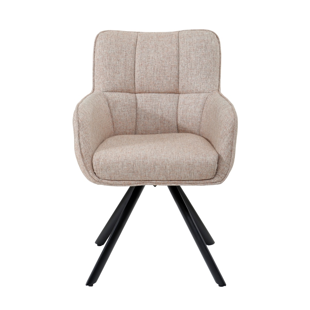Esszimmerstuhl Tori Salmon (Stoff, Rosa) - Livingfurn
