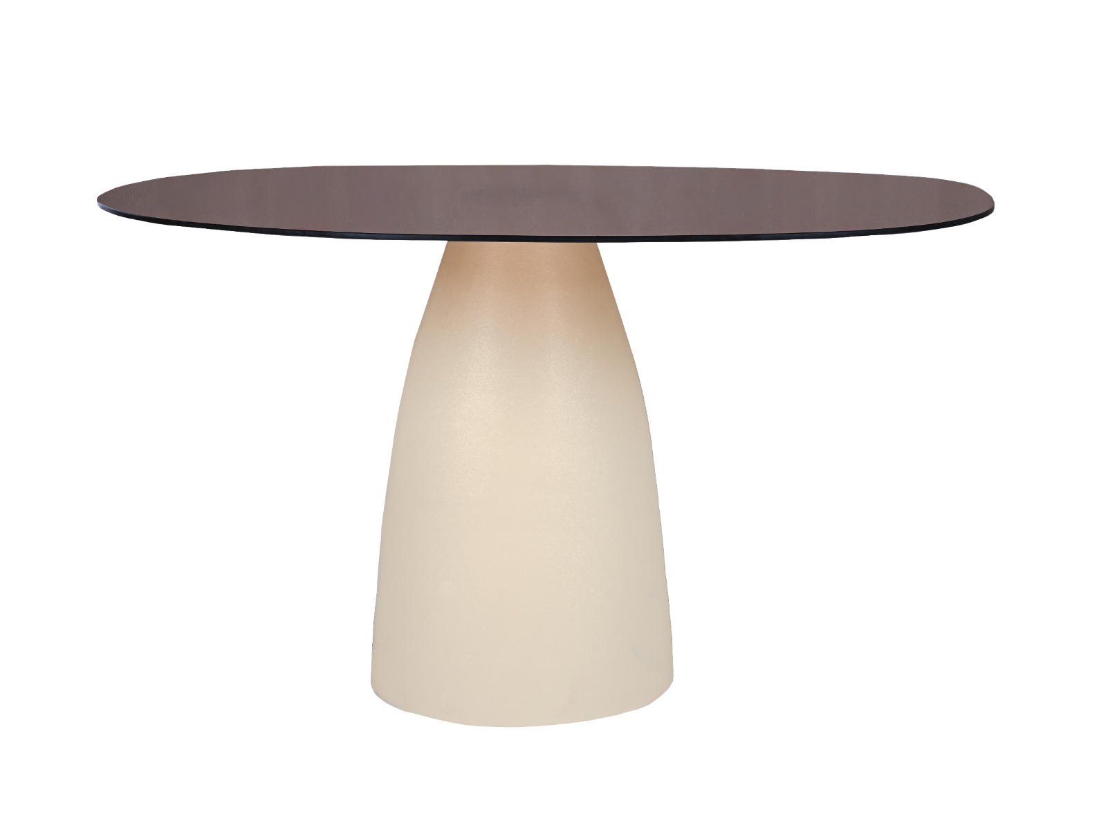 Esstisch Mylon 140 cm (Glas, Creme Weiß) - Brix