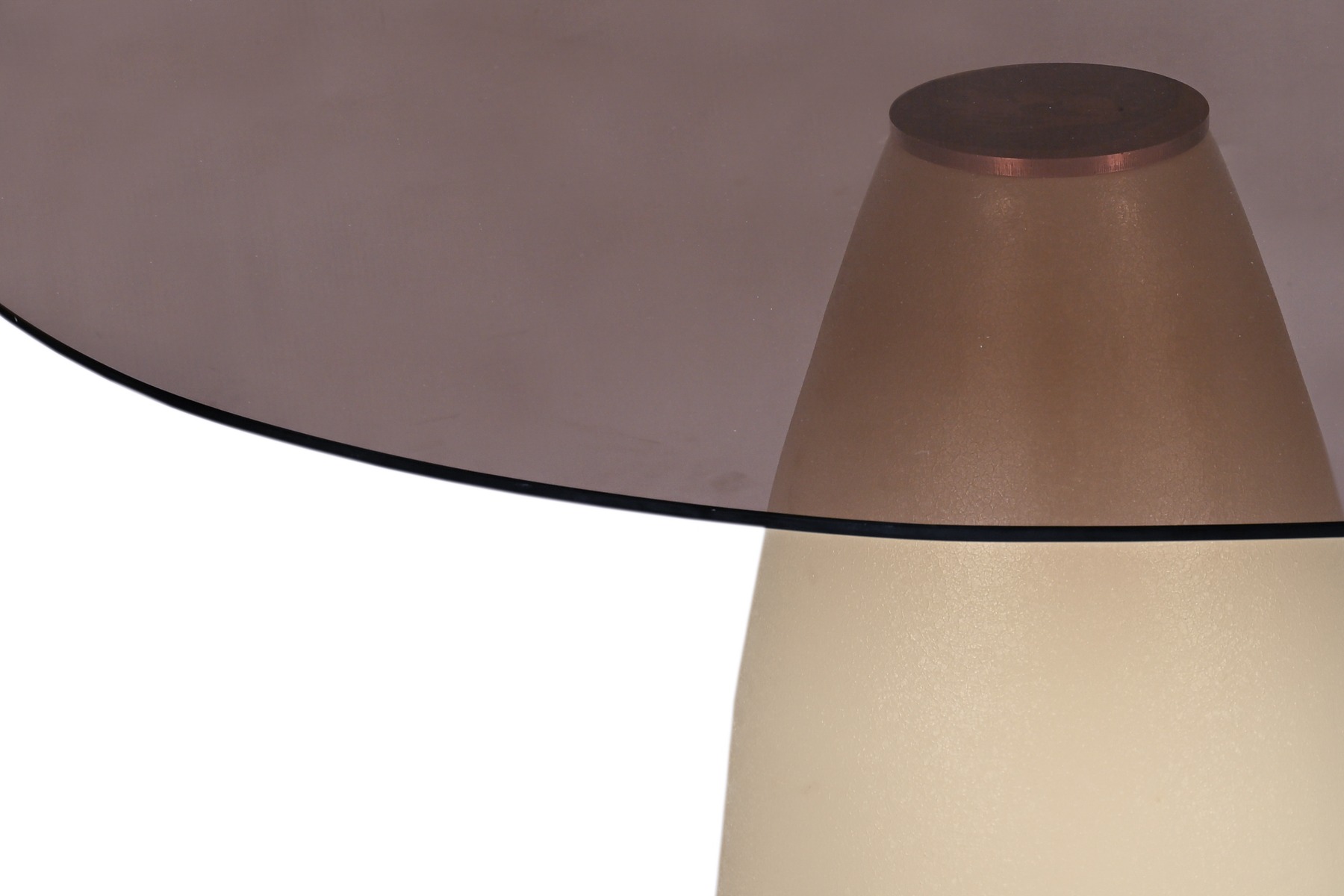 Esstisch Mylon 140 cm (Glas, Creme Weiß) - Brix