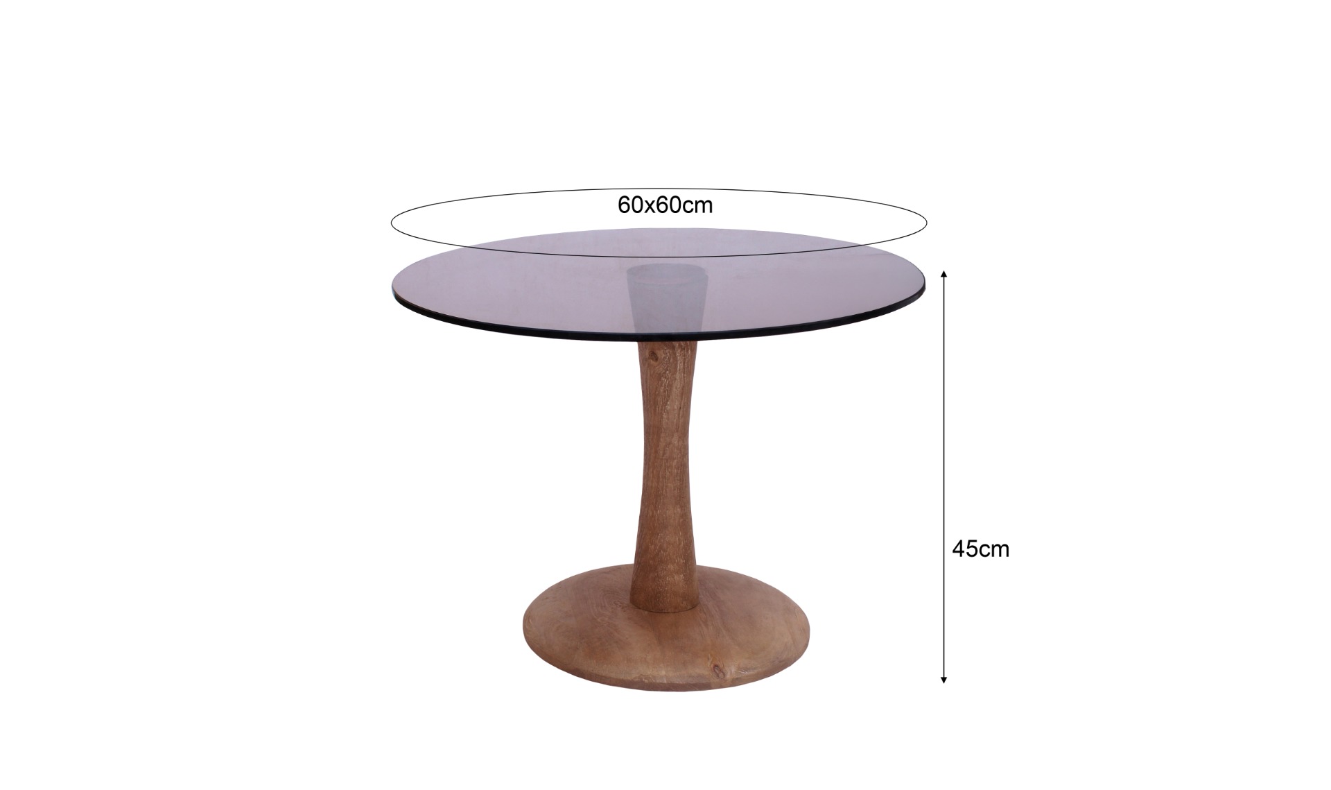 Beistelltisch Faye Almond 60 cm - Brix