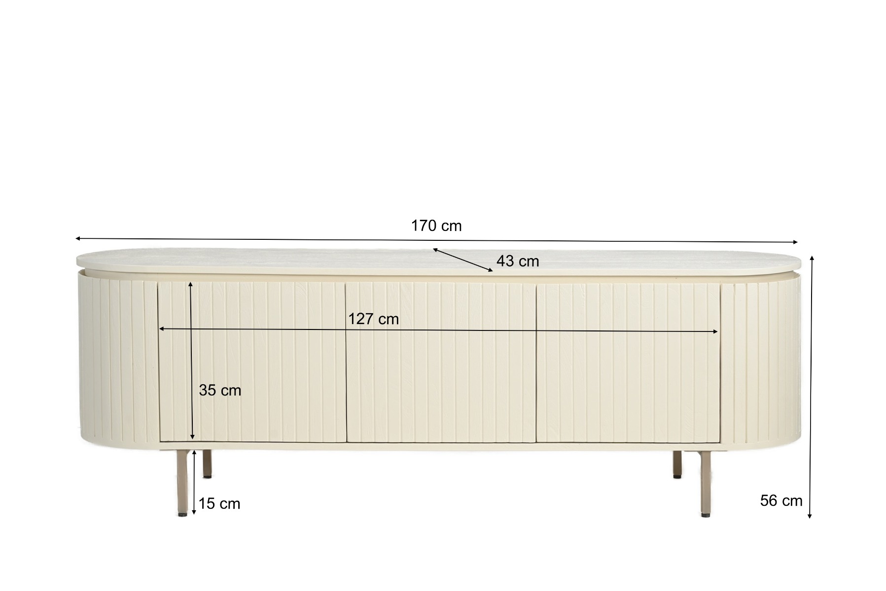 TV-Möbel Patou 170cm - Livingfurn