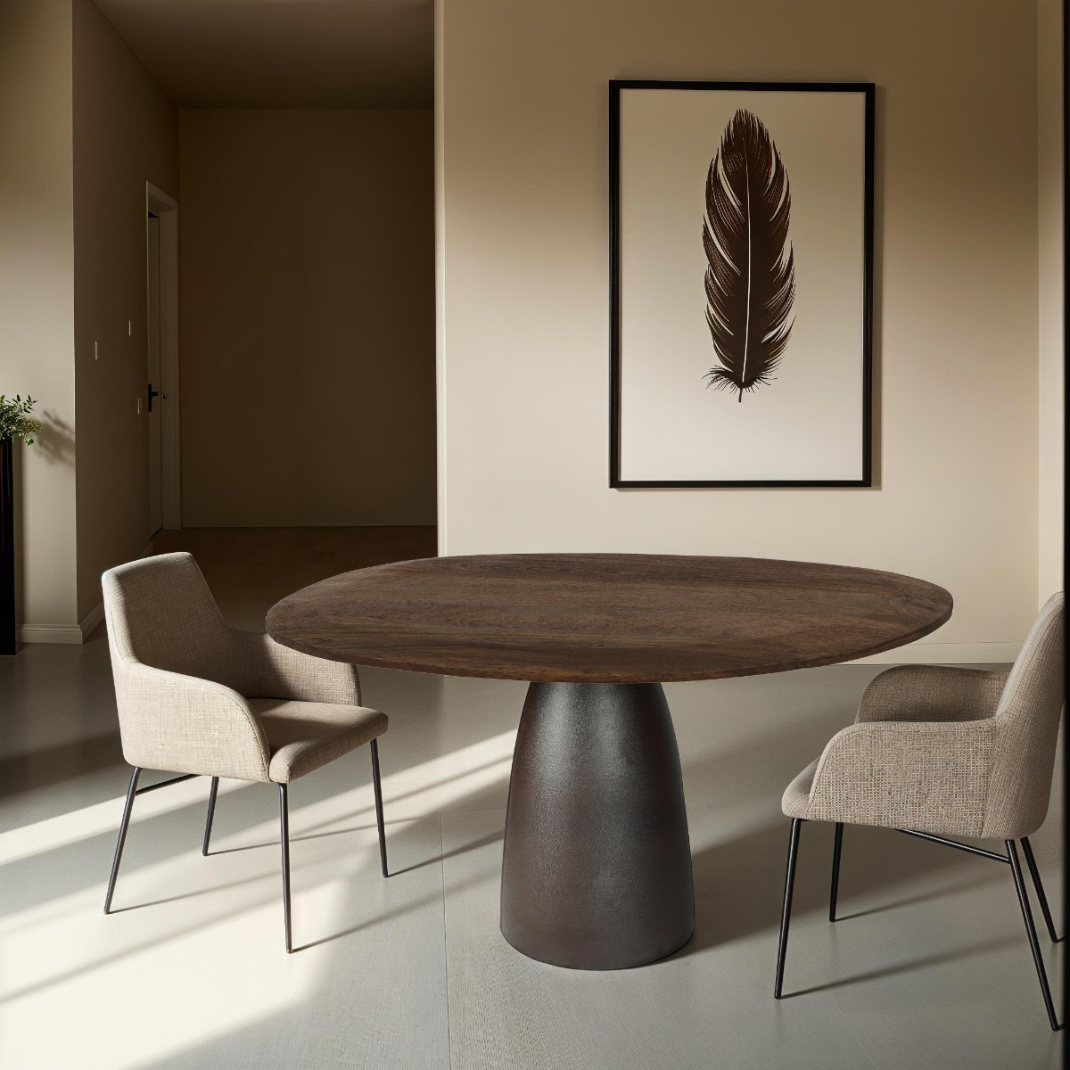 Eettafel Marron Espresso 140cm - Brix