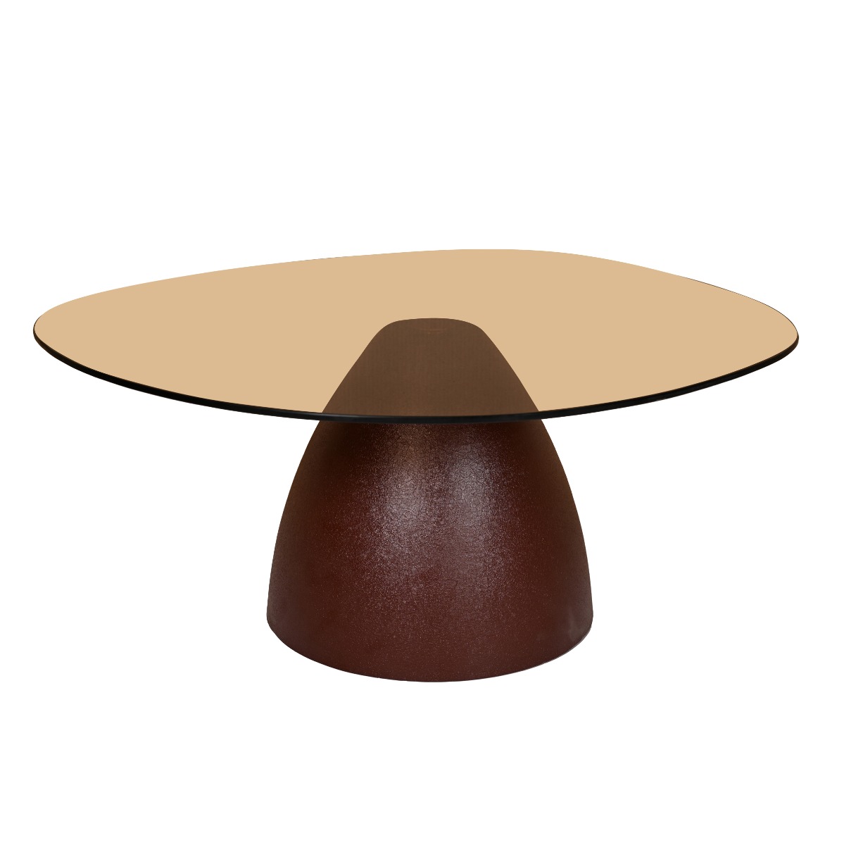 Couchtisch Mylon Burgundy 86cm - Brix