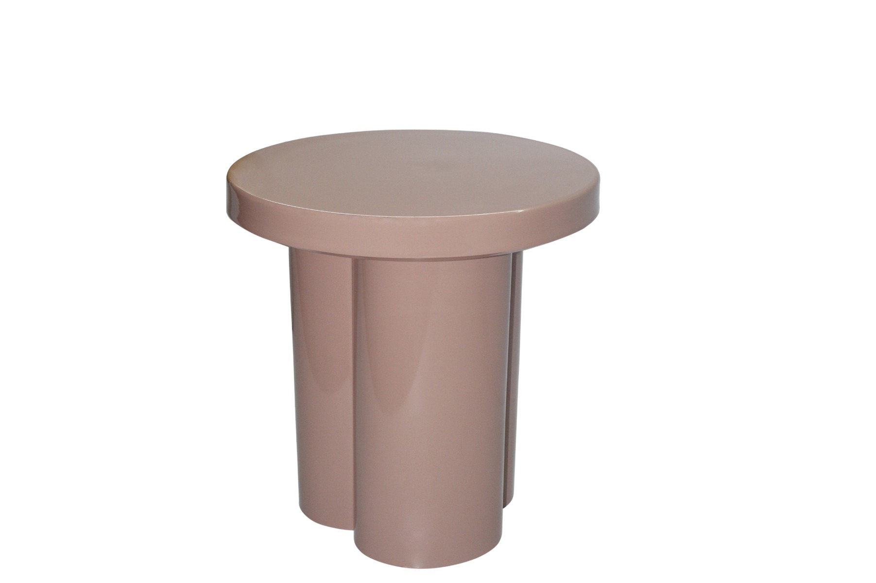 Couchtisch Noa Vintage Pink 43cm (Beschichtet Stahl, Rosa) - Brix