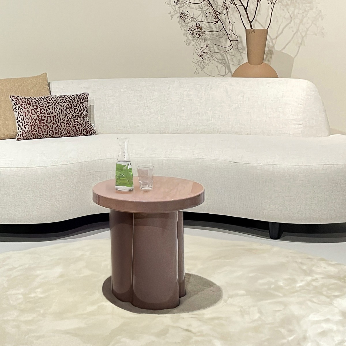 Couchtisch Noa Vintage Pink 43cm - Brix