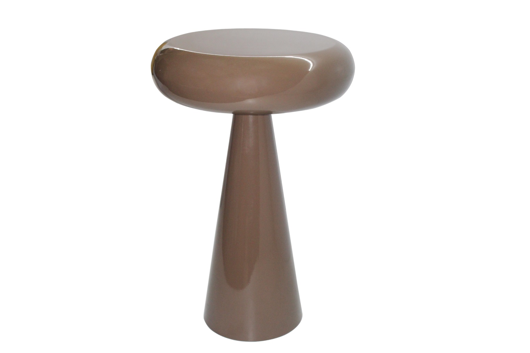 Beistelltisch Sam Coffee (Beschichtet Stahl, Braun) - Brix