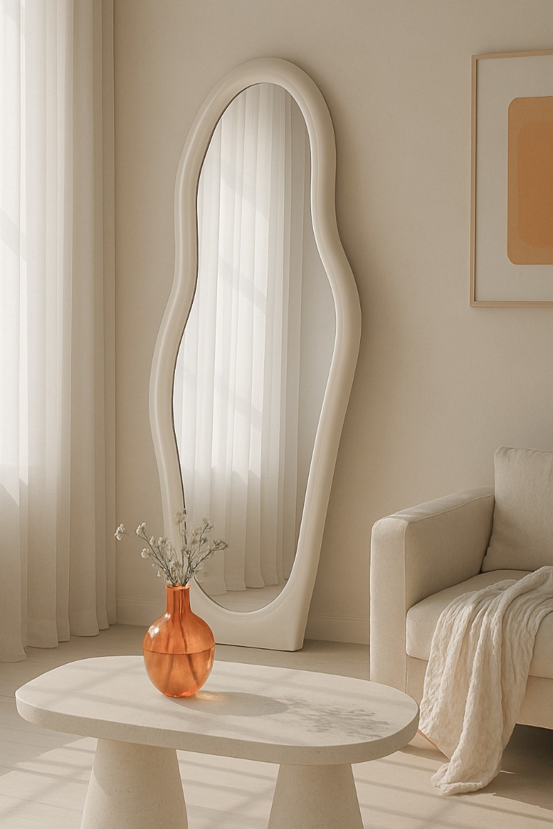 Spiegel Olivia Off White (Weiß) - Brix