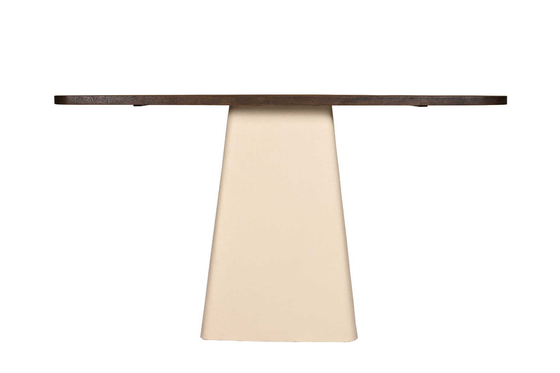 Konsolentisch Marron 140 cm (Mangoholz, Creme Weiß) - Brix