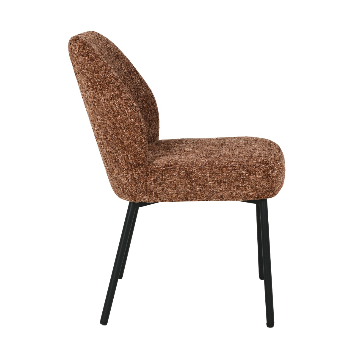 Esszimmerstuhl Tess Bordeaux (Stoff, Rot) - Livingfurn