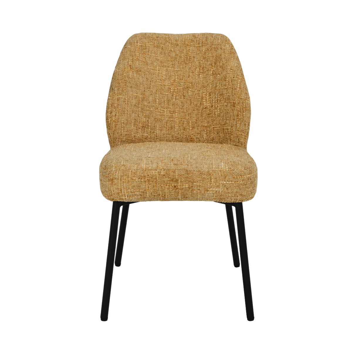 Esszimmerstuhl Tess Honey (Stoff, Gelb) - Livingfurn