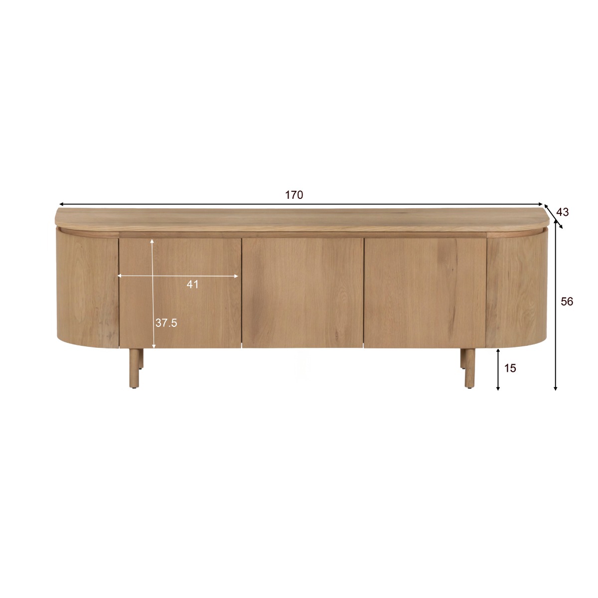 TV Unit Tobago 170cm - Livingfurn