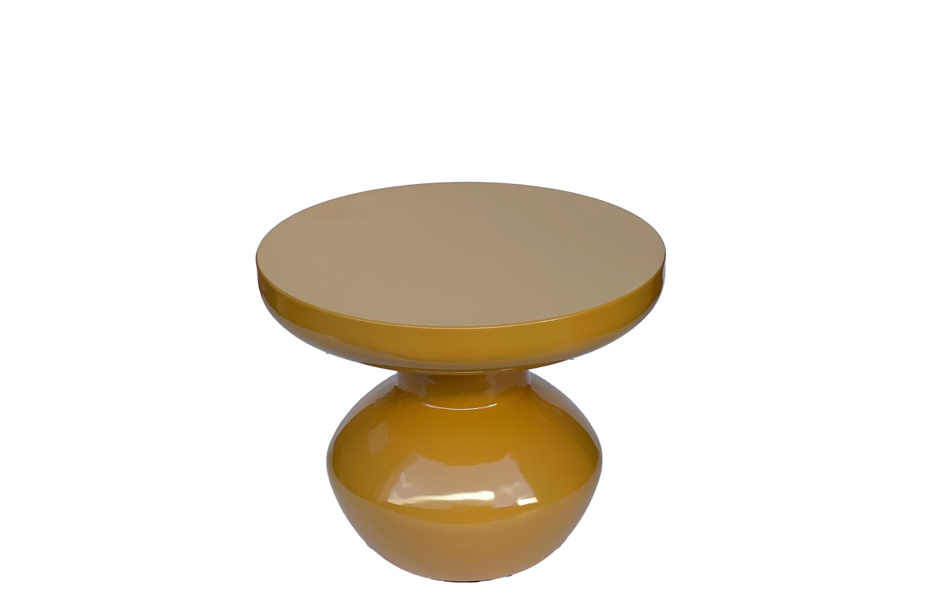 Beistelltisch Lou Mustard (Beschichtet Stahl, Gelb) - Brix
