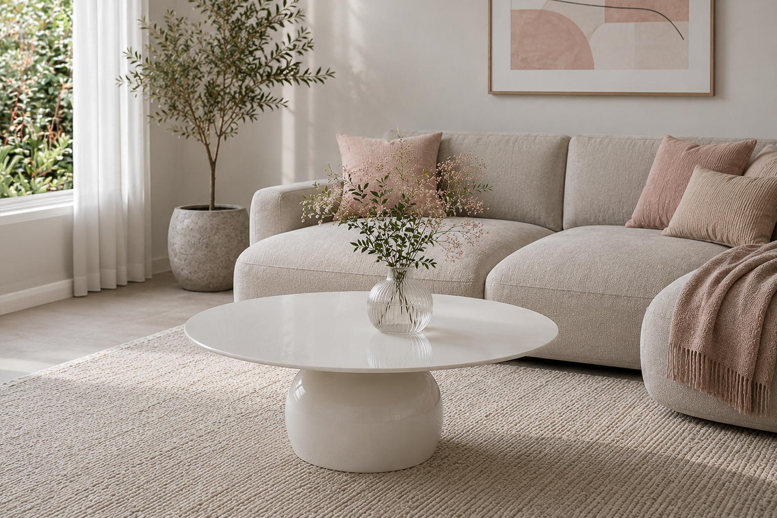 Couchtisch Mila Off White - Brix