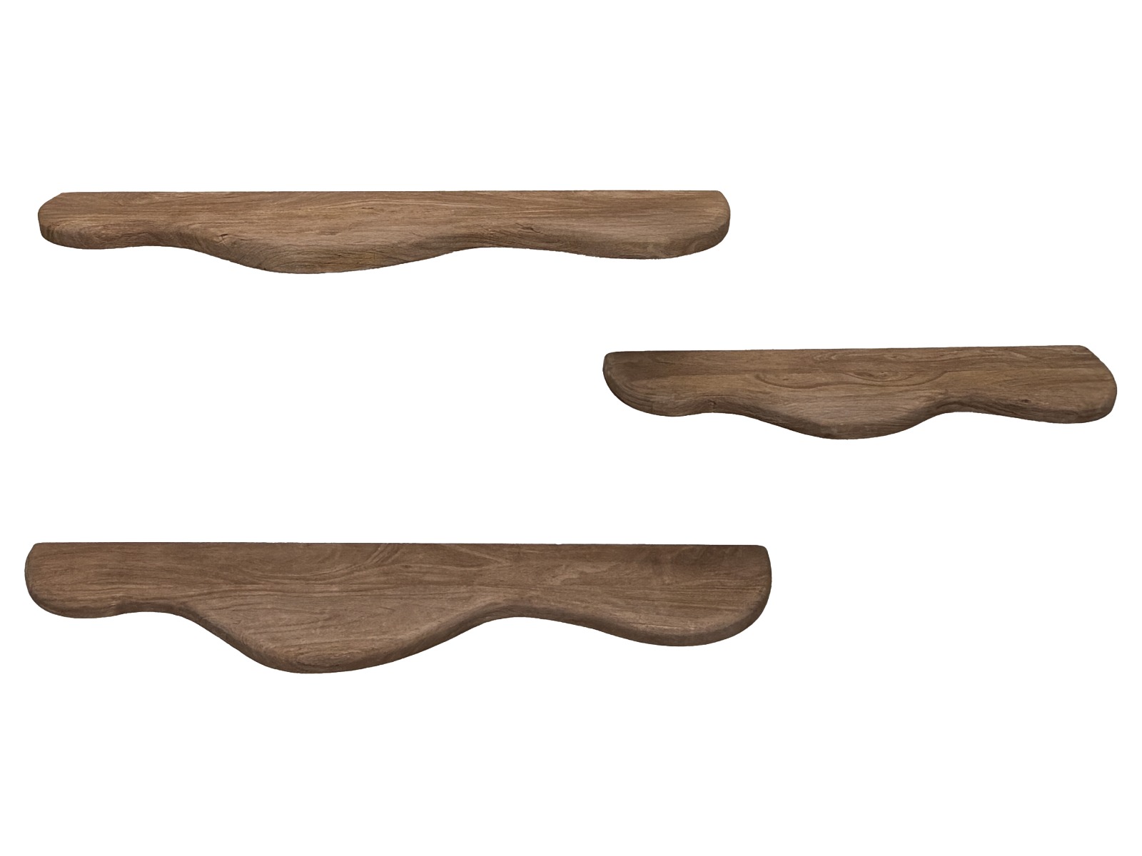 Wandregal Livo M (Mangoholz, Braun) - Brix