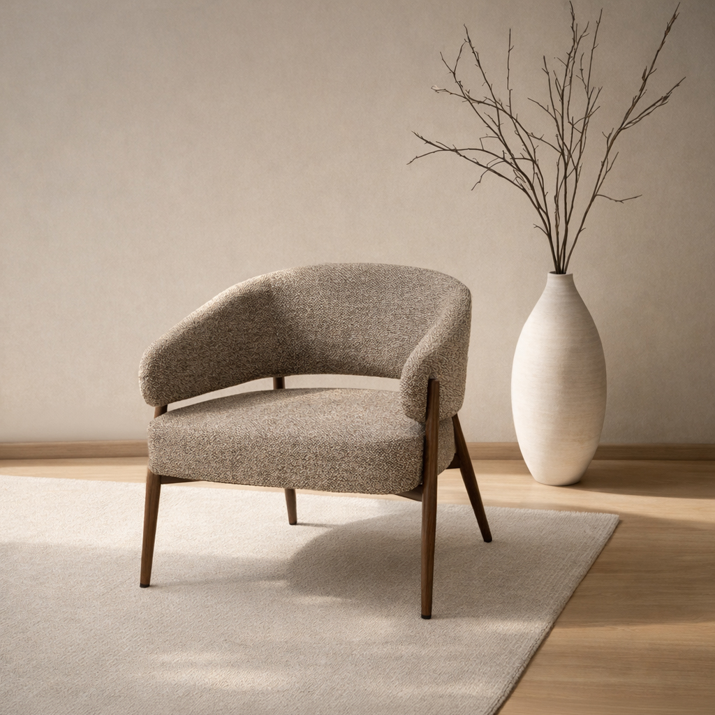 Sessel Dilan Hush Walnut - Livingfurn