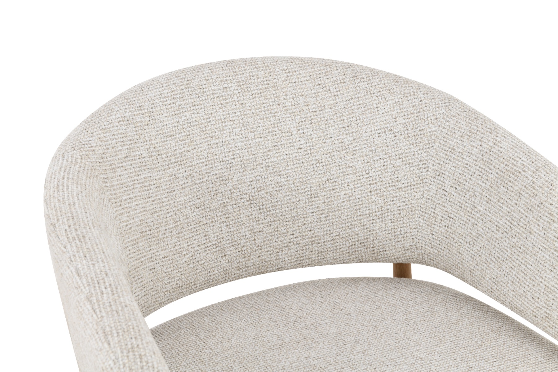 Sessel Dilan Hush Oak (Stoff, Beige) - Livingfurn