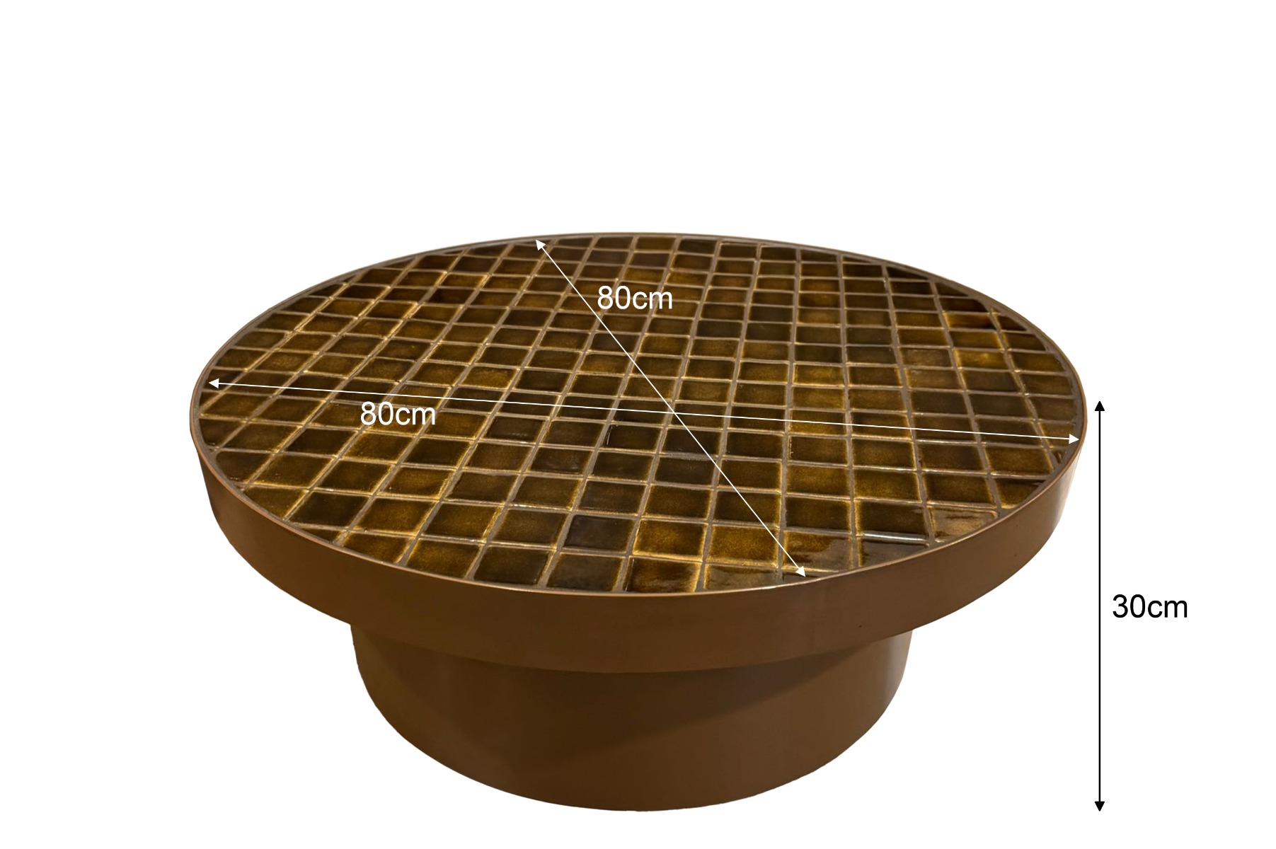 Couchtisch Tylo Brown 80cm - Brix