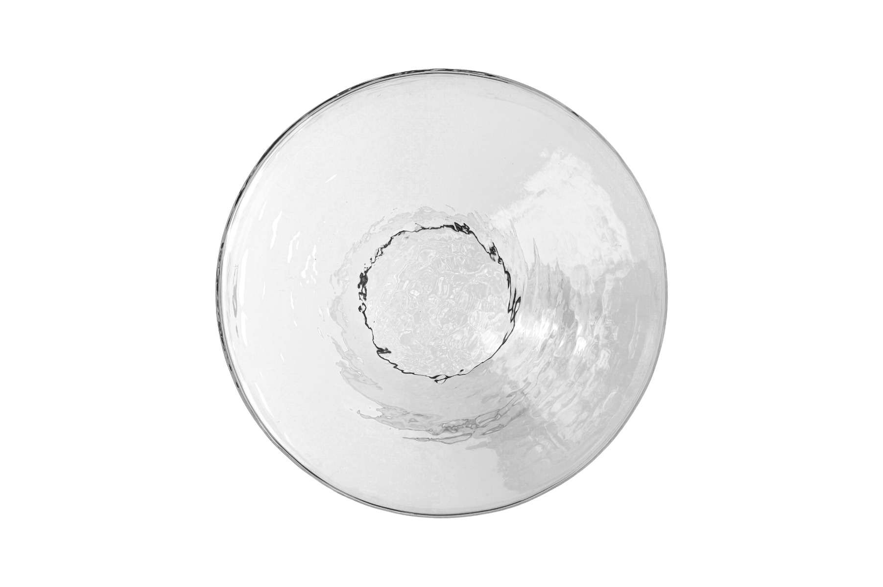 Beistelltisch Bo Clear 37cm (Glas, Transparant) - Brix