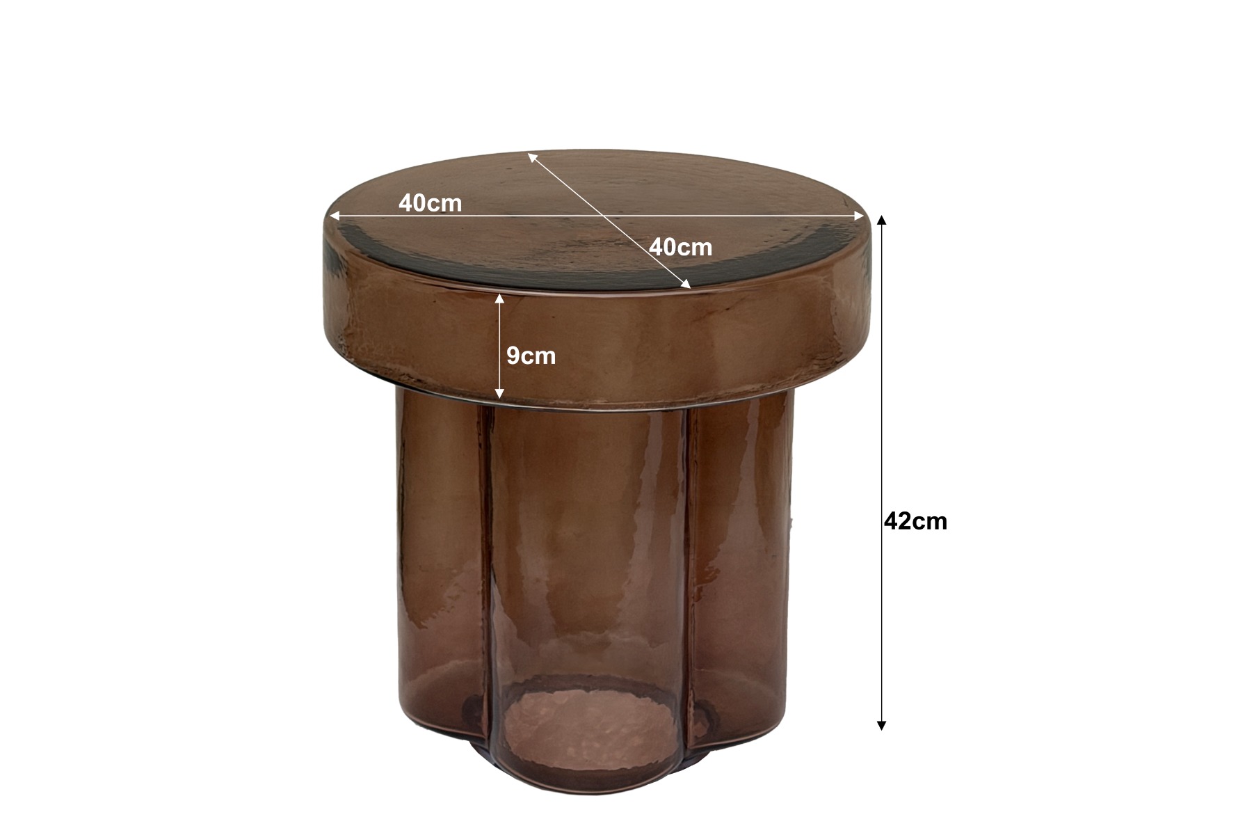 Beistelltisch Lio Smoke 40cm - Brix
