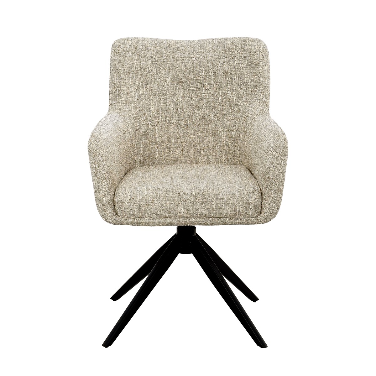 Esszimmerstuhl Tara Sand (Stoff, Beige) - Livingfurn