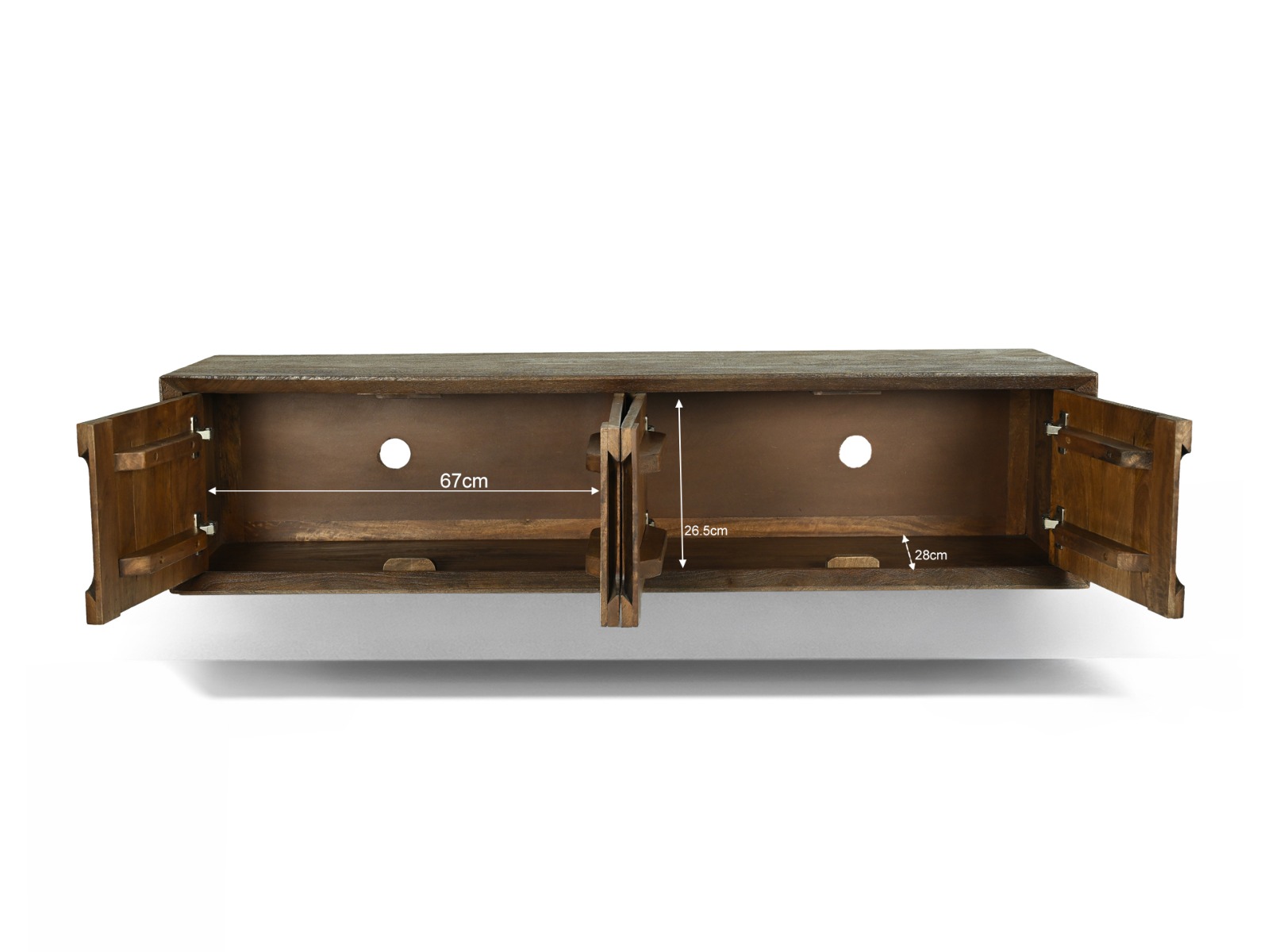 Zwevend tv-meubel Cortez Zwevend 140cm - Livingfurn